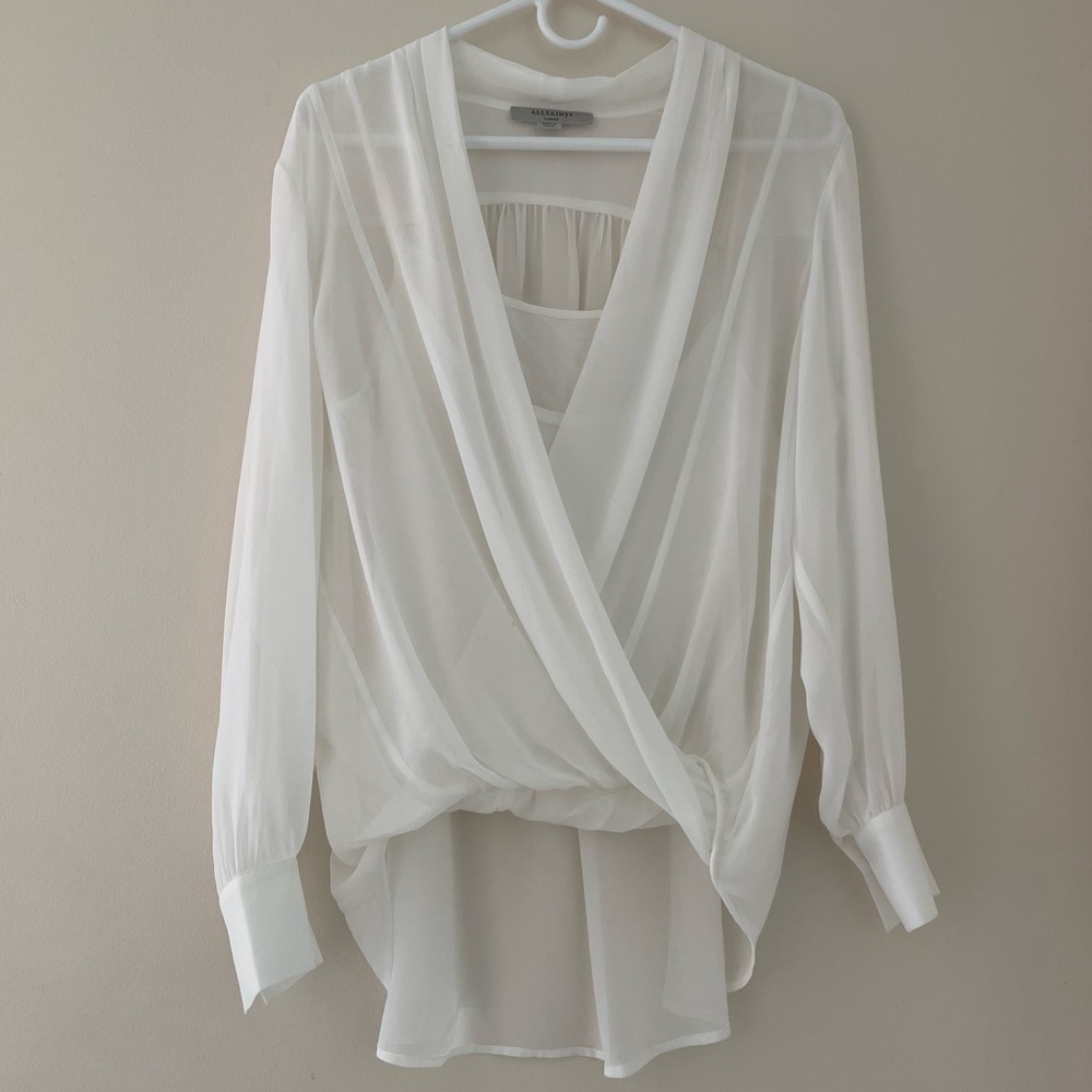 All Saint crossover long sleeves women’s shirts Size L